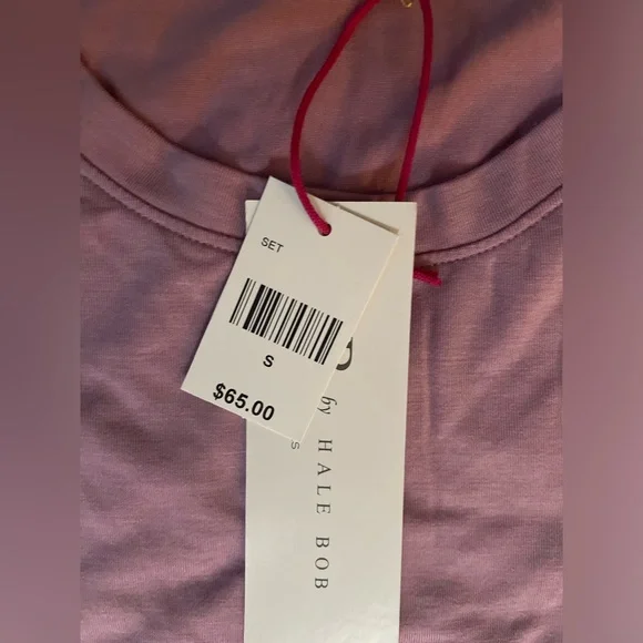 Hale Bob Two Piece Slouchy Super Comfy Lounge Set. NWT, Pink Color. - Picture 4 of 6